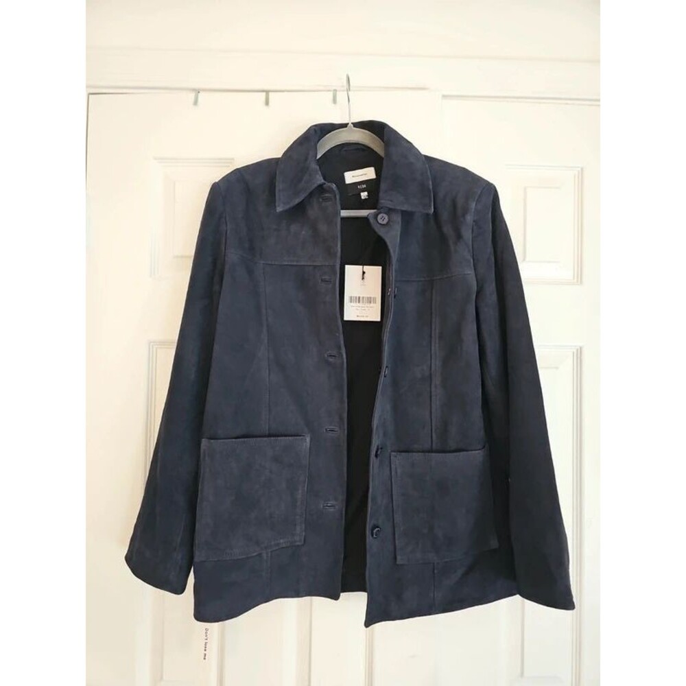 Reformation Veda Lincoln Suede Shirt Jacket